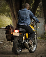 Zaino Vintage Moto Trip Machine - Rambler - Marrone - cafetwin