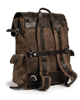 Zaino Vintage Moto Trip Machine - Rambler - Marrone - cafetwin