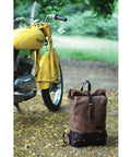 Zaino Moto Vintage Marrone Trip Machine - cafetwin