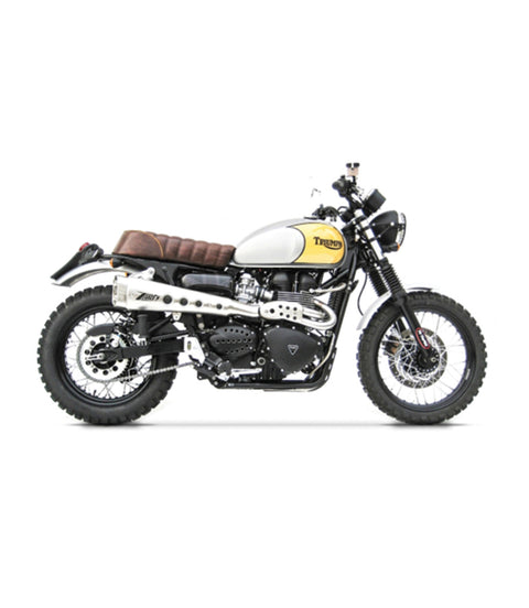 Scarico Triumph Scrambler EFI Zard 2 in 1 - cafetwin