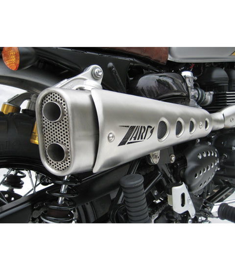 Scarico Triumph Scrambler EFI Zard 2 in 1 - cafetwin