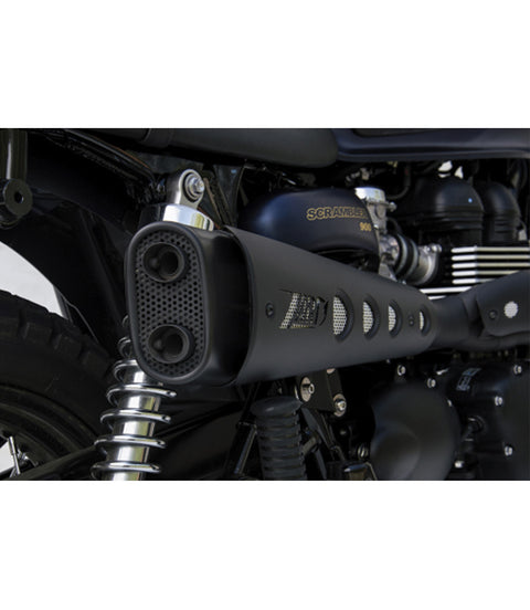 Scarico Triumph Scrambler EFI Zard 2 in 1 - cafetwin